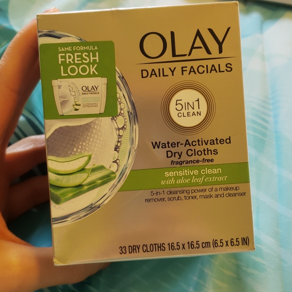 Olay Daily Facials Cleansing Cloths Sensitive Skin